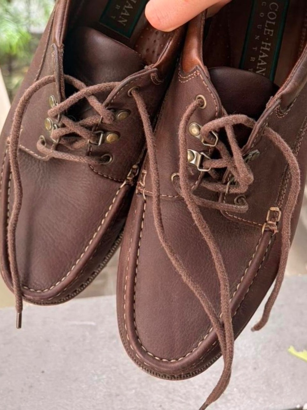 Cole Haan Lug Sole Oxford Boat Shoes